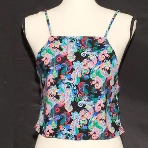 🌀 LF NAANAA Paisley Crop Top